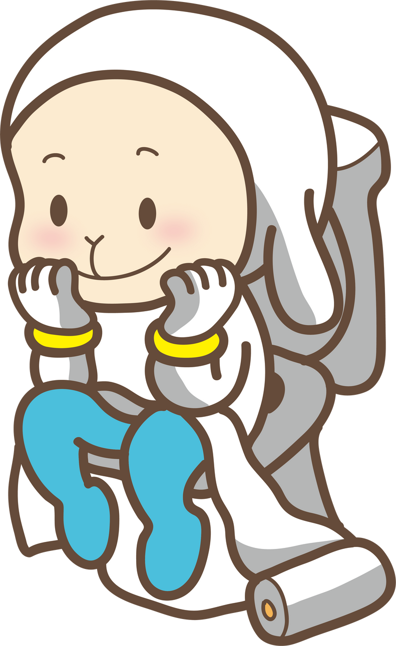 Bunny Character on the Toilet